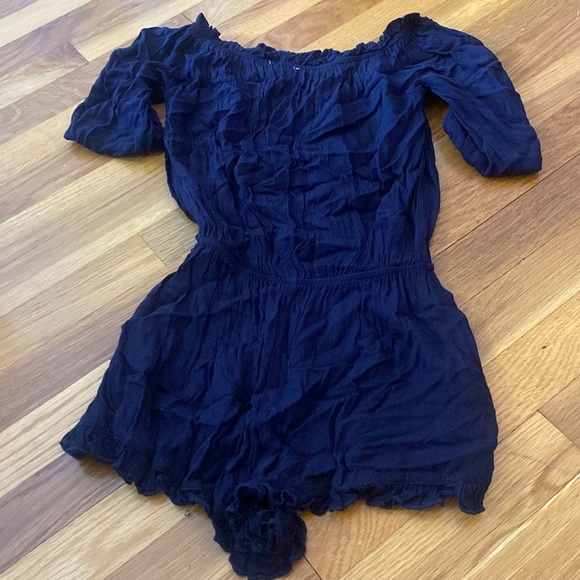 The Hanger Women’s Off The Shoulder Black Romper Size S - Picture 5 of 6